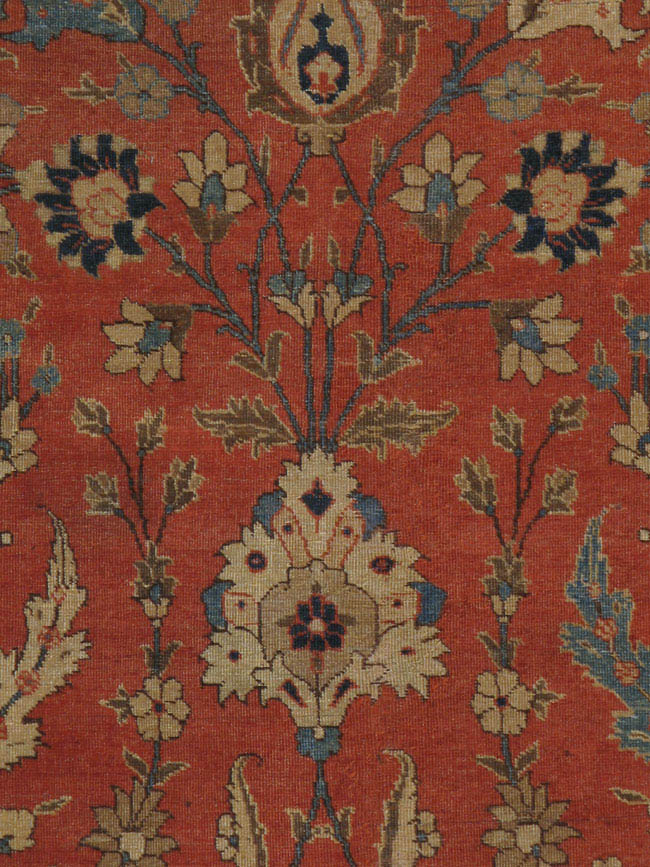 antique tabriz Carpet - # 40981