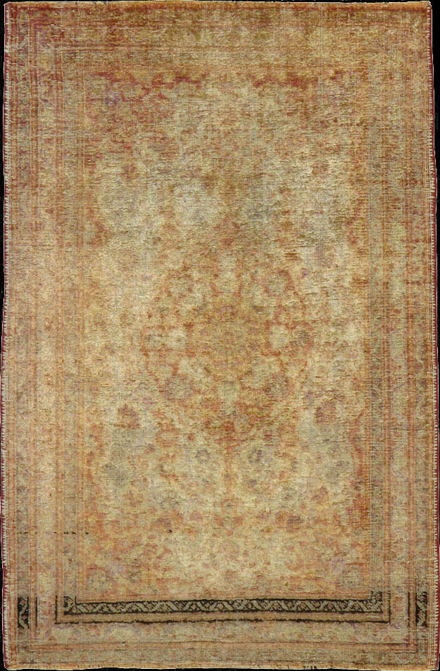 antique tabriz silk Rug - # 40303