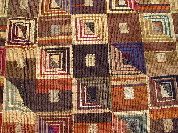Modern hooked Carpet - # 2468