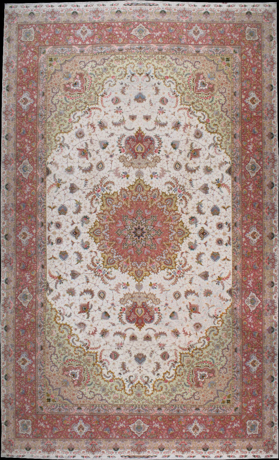 oversize fine tabriz Carpet - # 41285