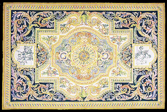 Modern savonnerie Carpet - # 3152