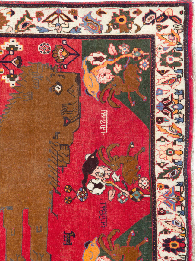 pictorial Rug - # 104800