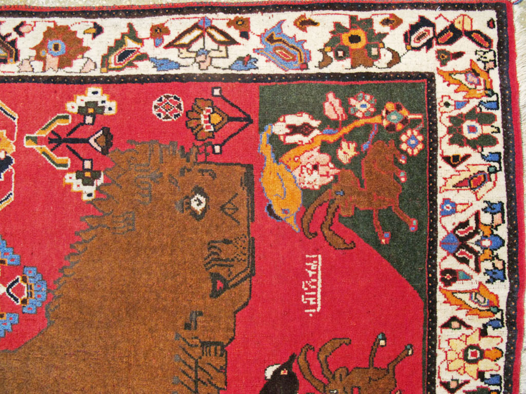 pictorial Rug - # 104800