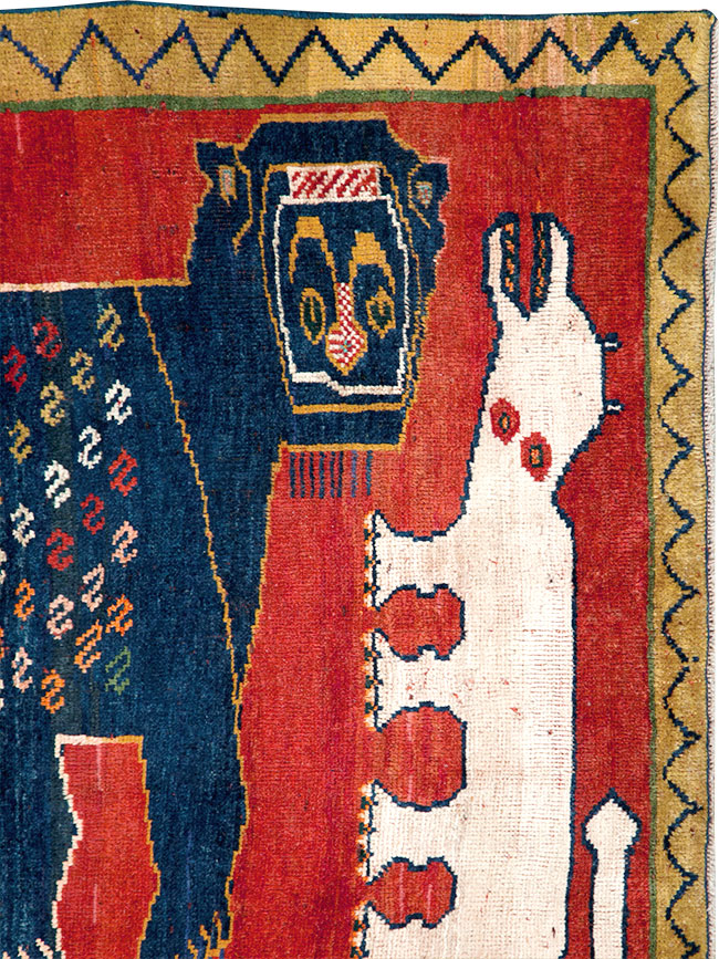 pictorial Rug - # 106089