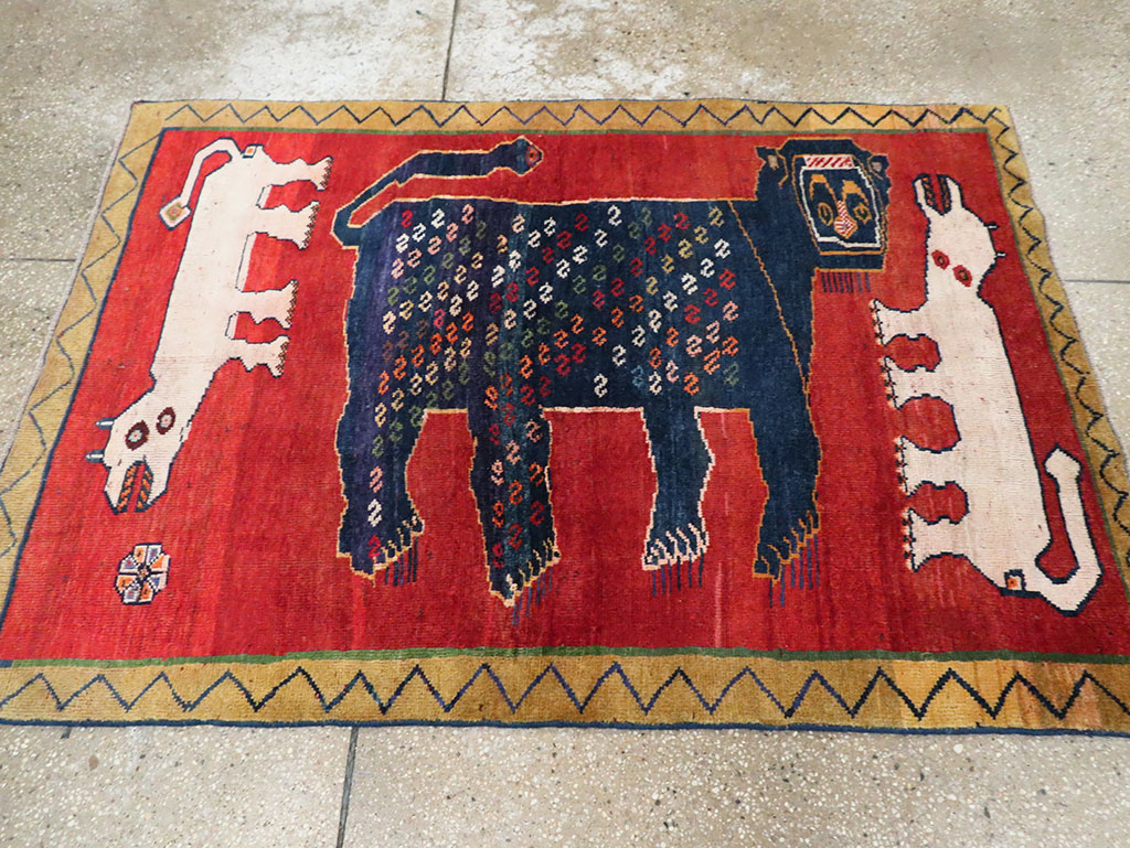 pictorial Rug - # 106089