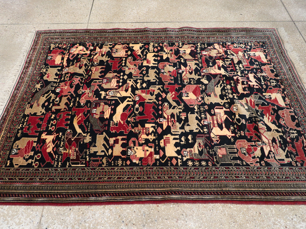 pictorial Rug - # 108452