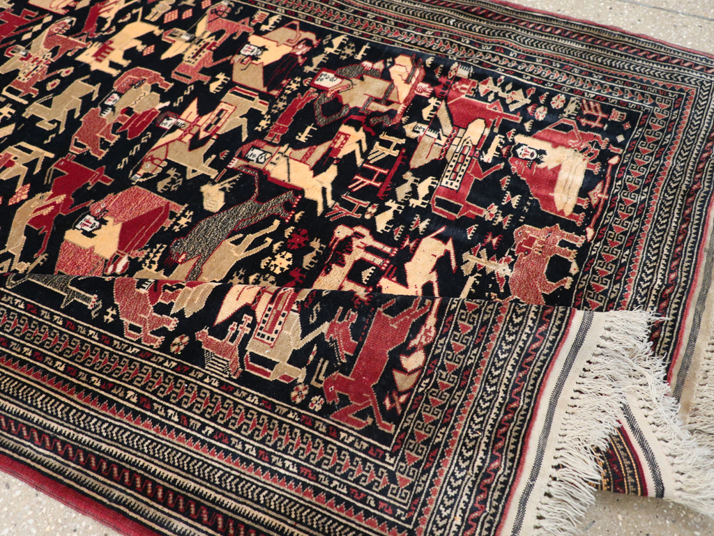 pictorial Rug - # 108452