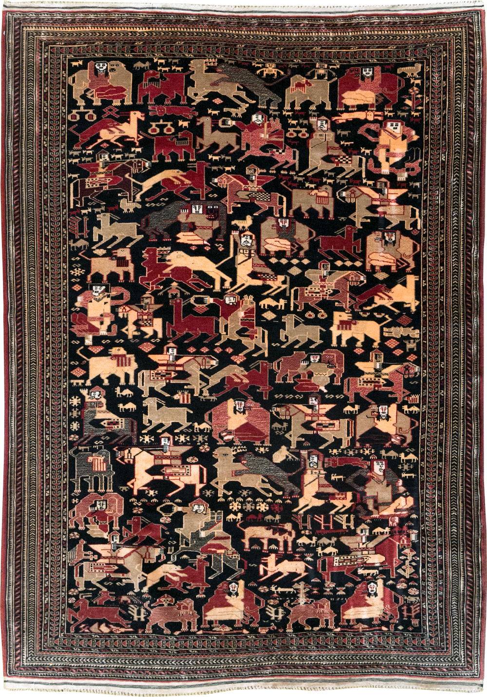 pictorial Rug - # 108452