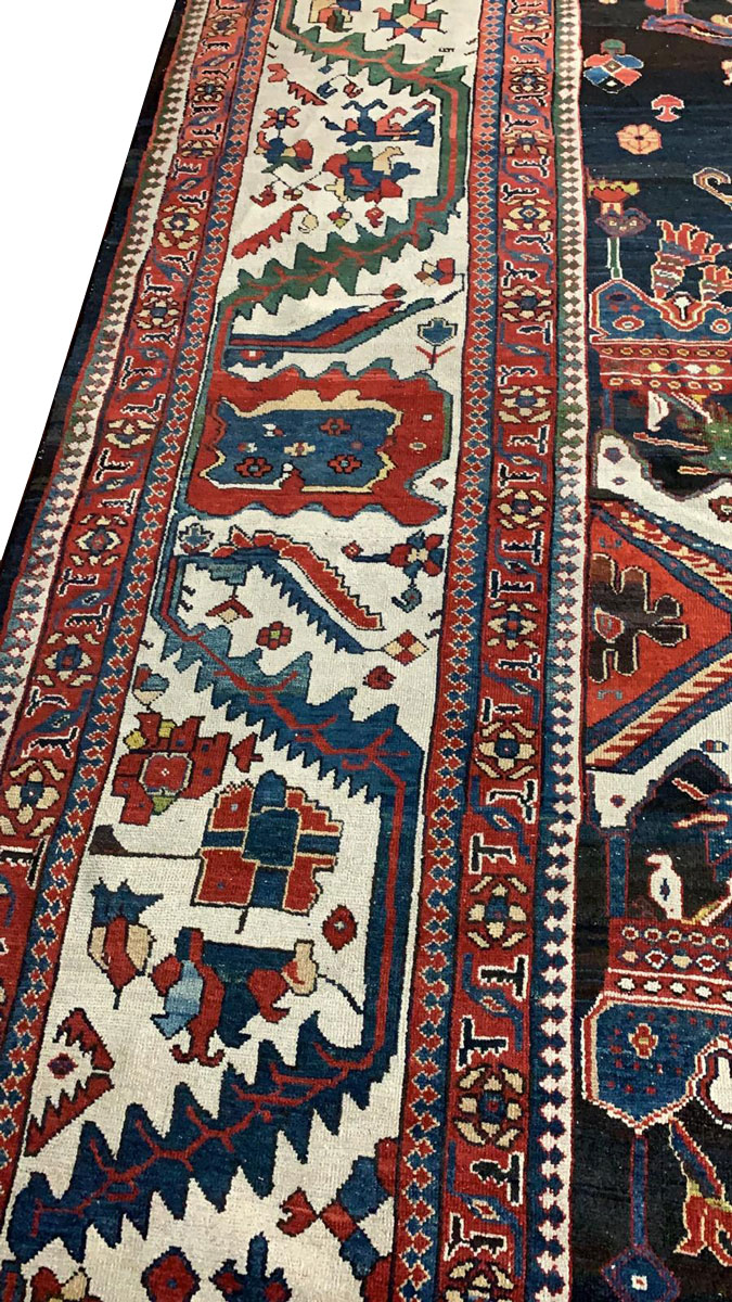 Vintage baktiari Carpet - # 54515