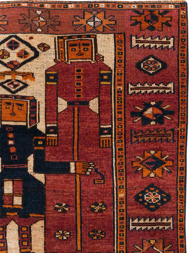 Vintage belouch Rug - # 58118