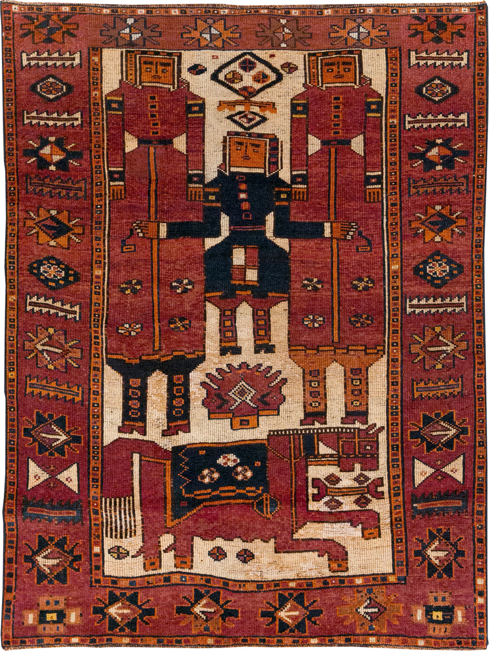 Vintage belouch Rug - # 58118