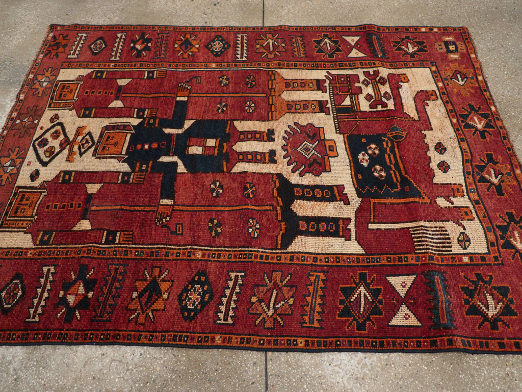 Vintage belouch Rug - # 58118
