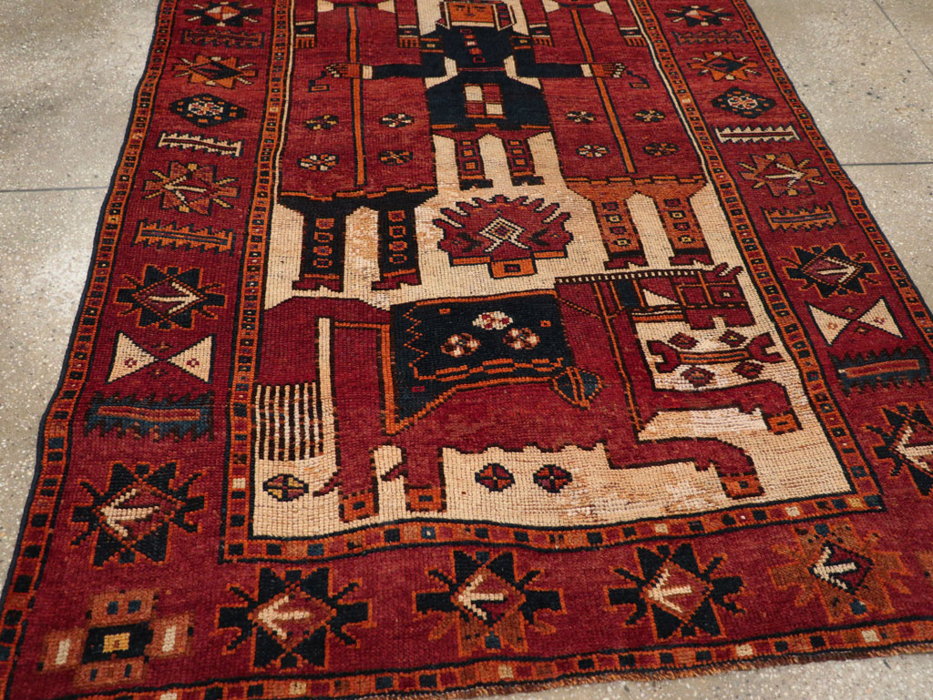 Vintage belouch Rug - # 58118