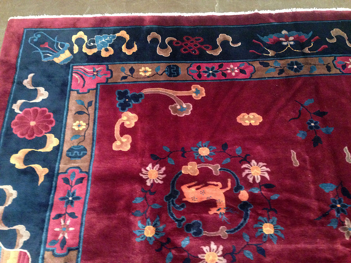 Vintage chinese Carpet - # 4644