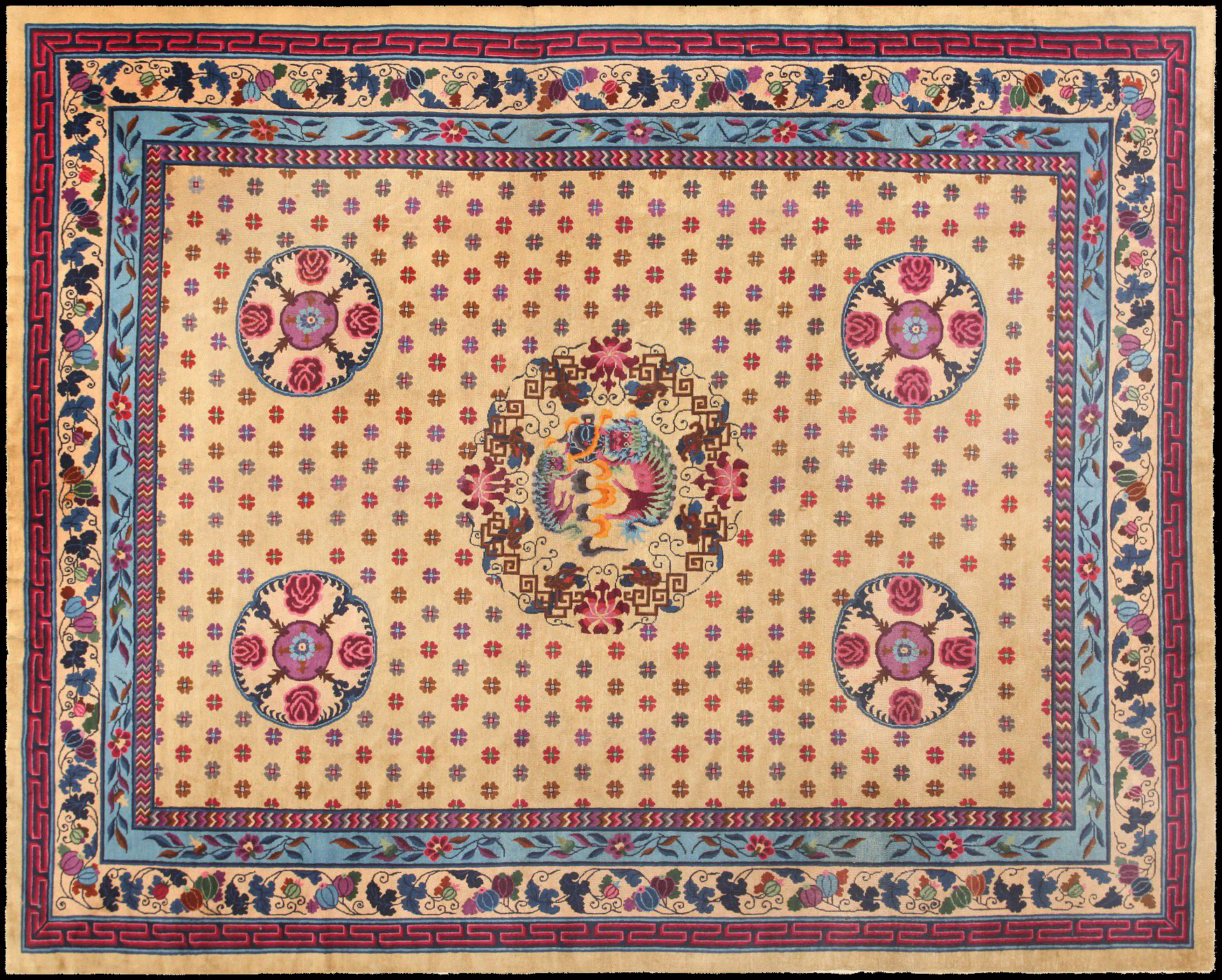 Vintage chinese Carpet - # 53053