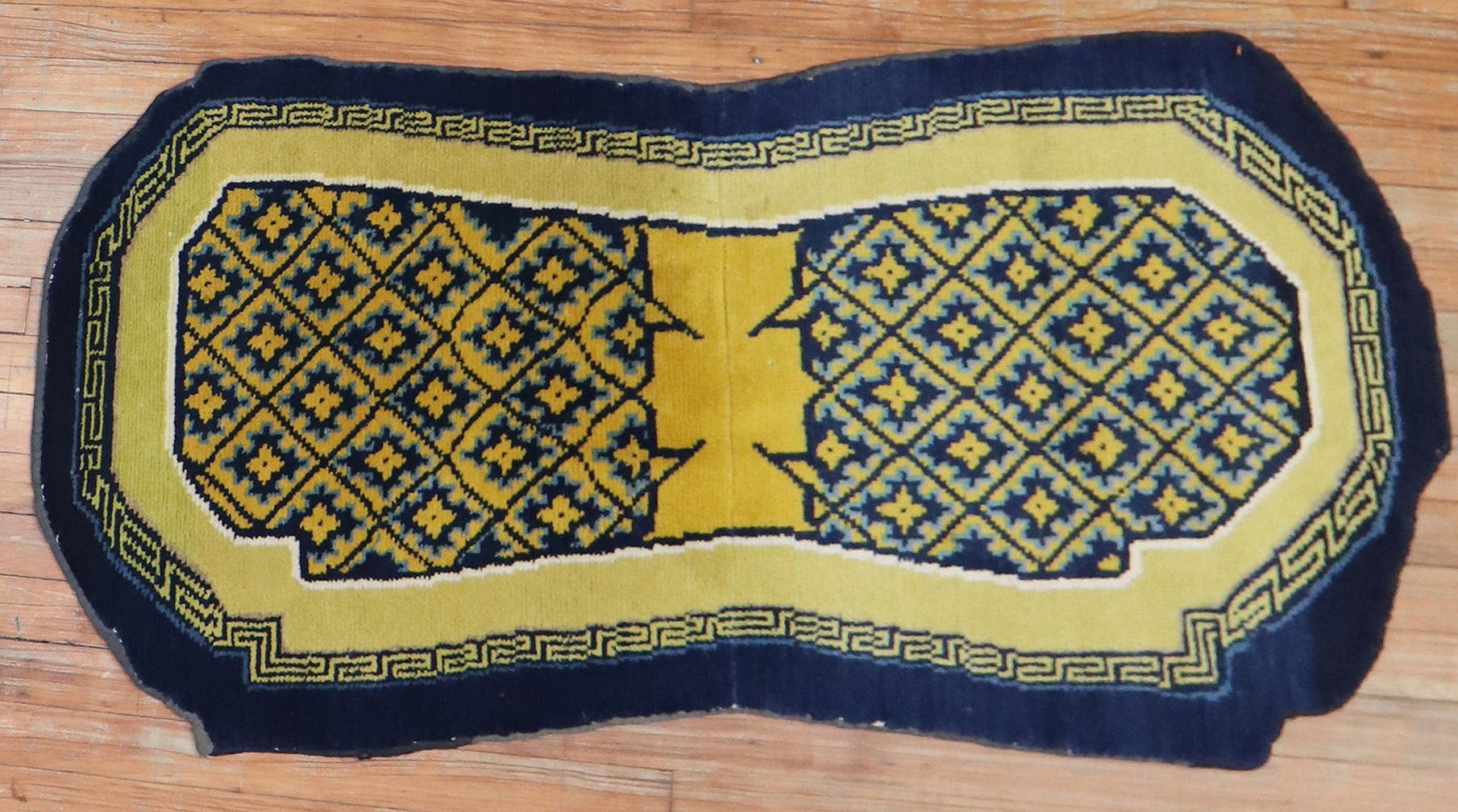 Vintage chinese, saddle cover Rug - # 55753