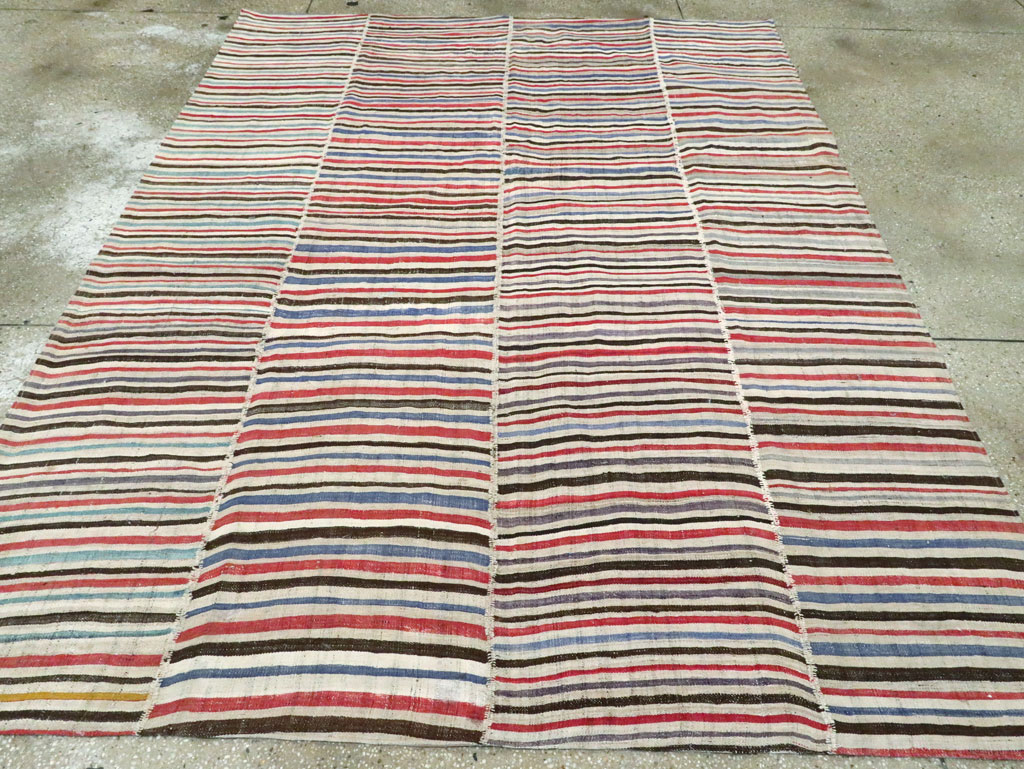Vintage flatweave Rug - # 58094