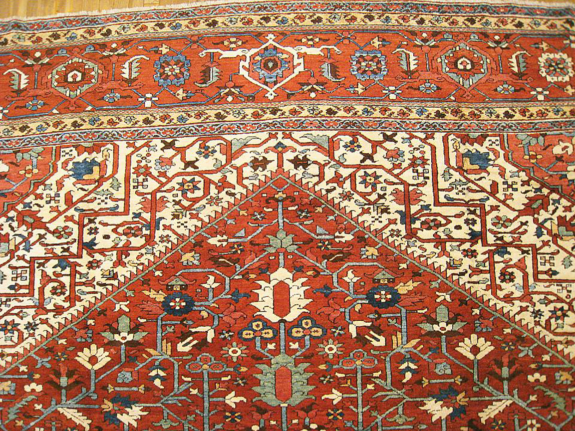 Vintage heriz Carpet - # 56265