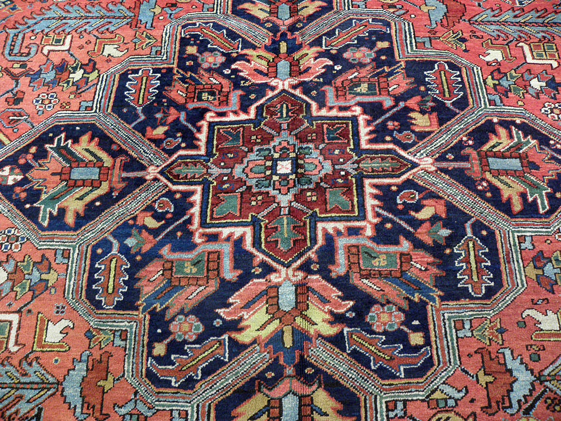 Vintage heriz Carpet - # 6978