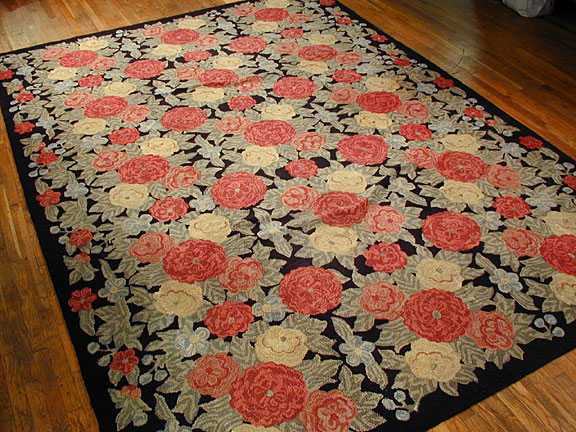 Vintage hooked Carpet - # 4737