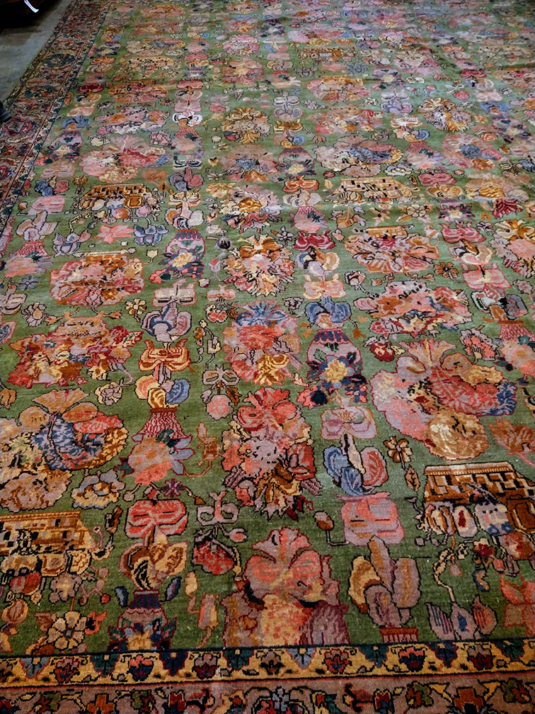 Vintage indian Carpet - # 55831