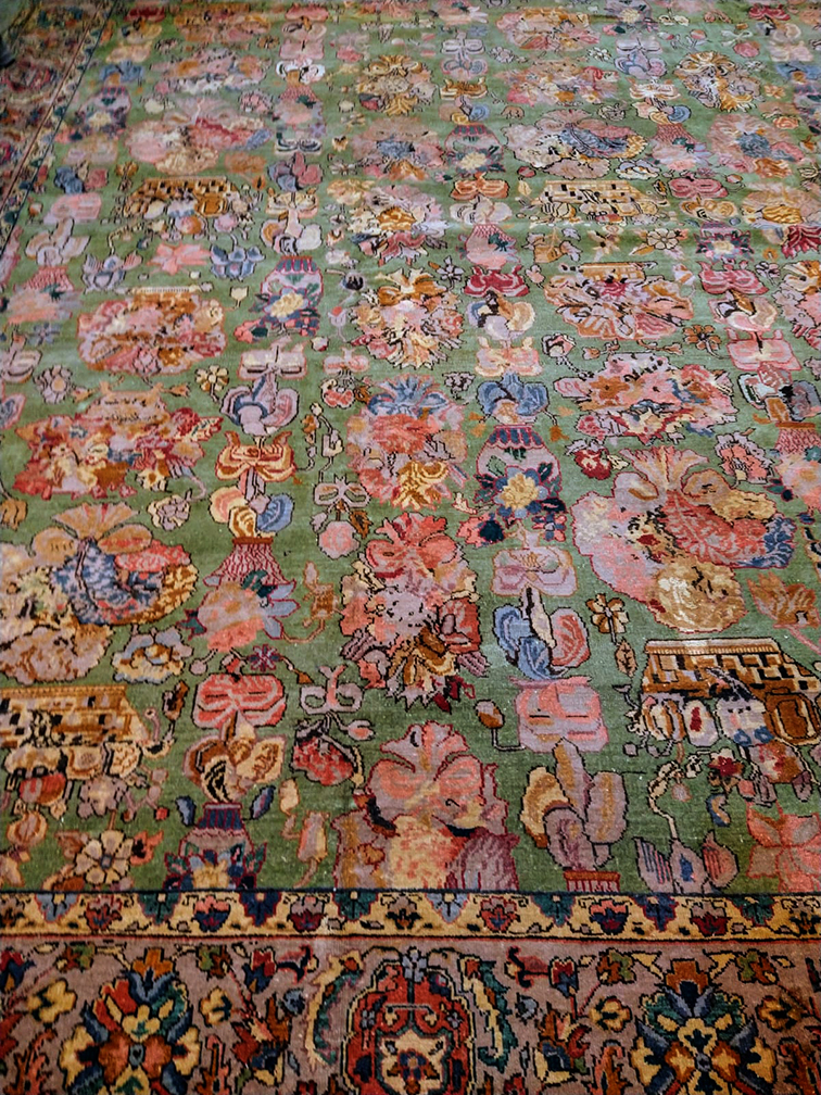 Vintage indian Carpet - # 55831