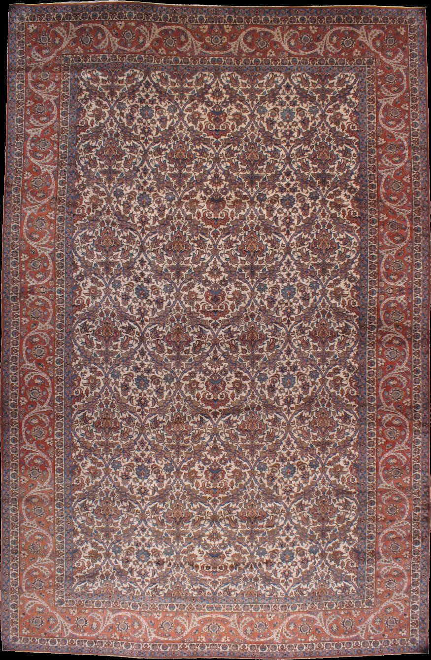 Vintage isphahan Carpet - # 41834