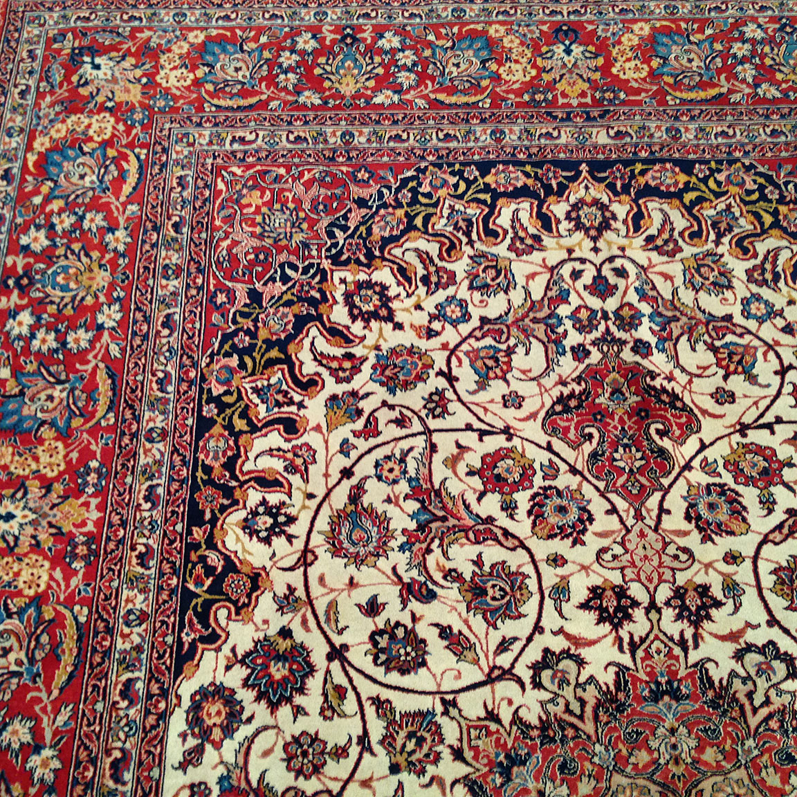 Vintage isphahan Carpet - # 50946