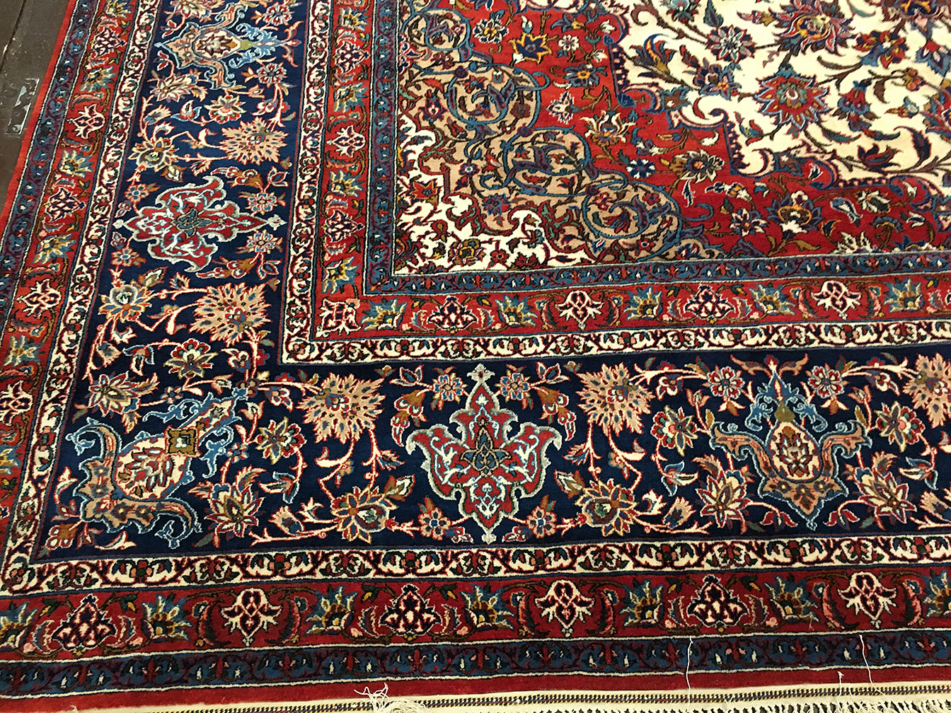 Vintage isphahan Carpet - # 52879
