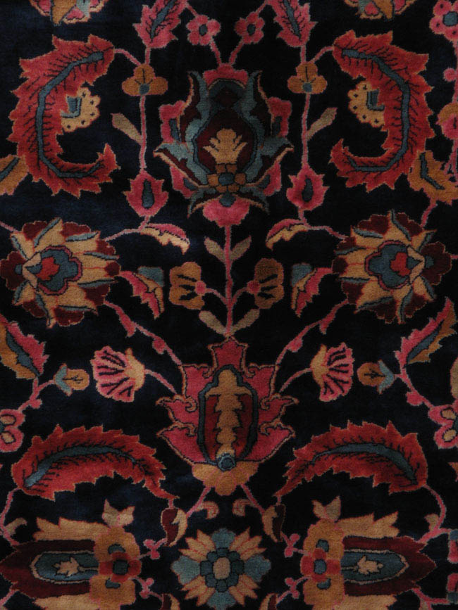 Vintage kashan Carpet - # 40472
