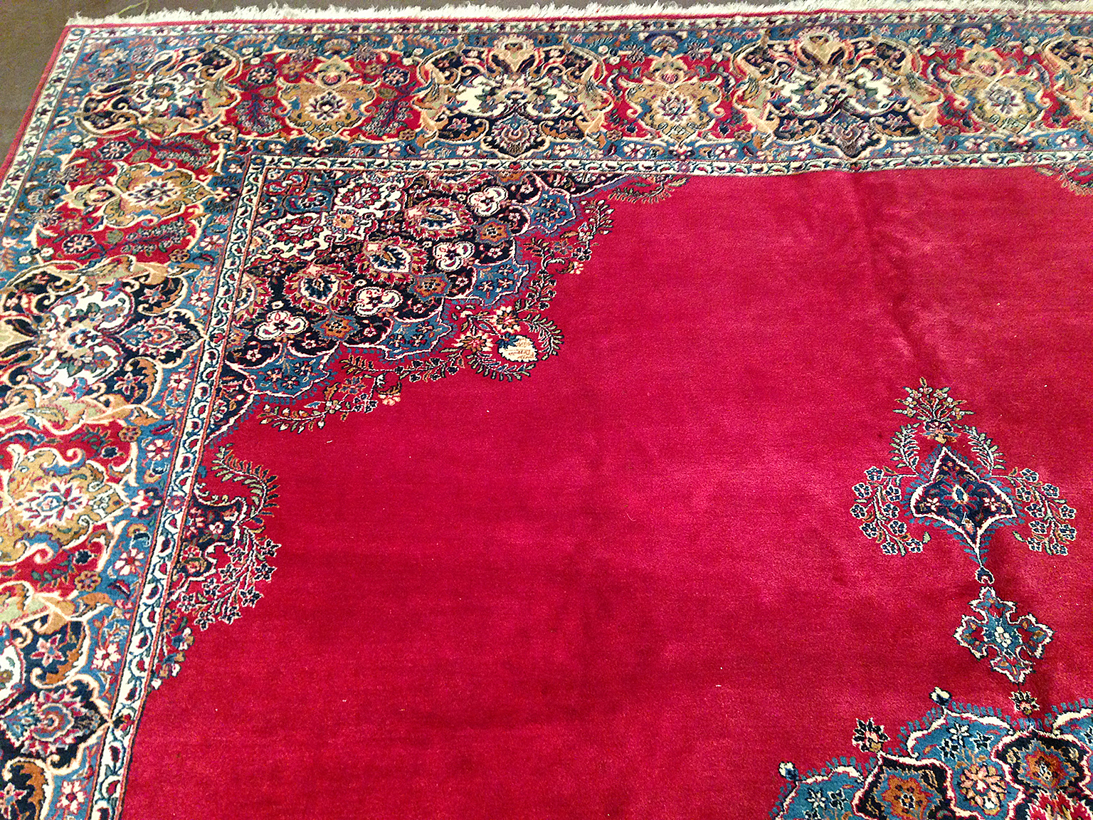 Vintage kashan Carpet - # 50962