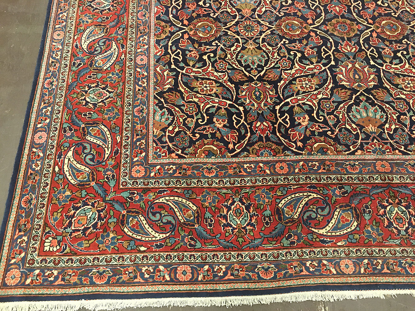 Vintage kashan Carpet - # 52142