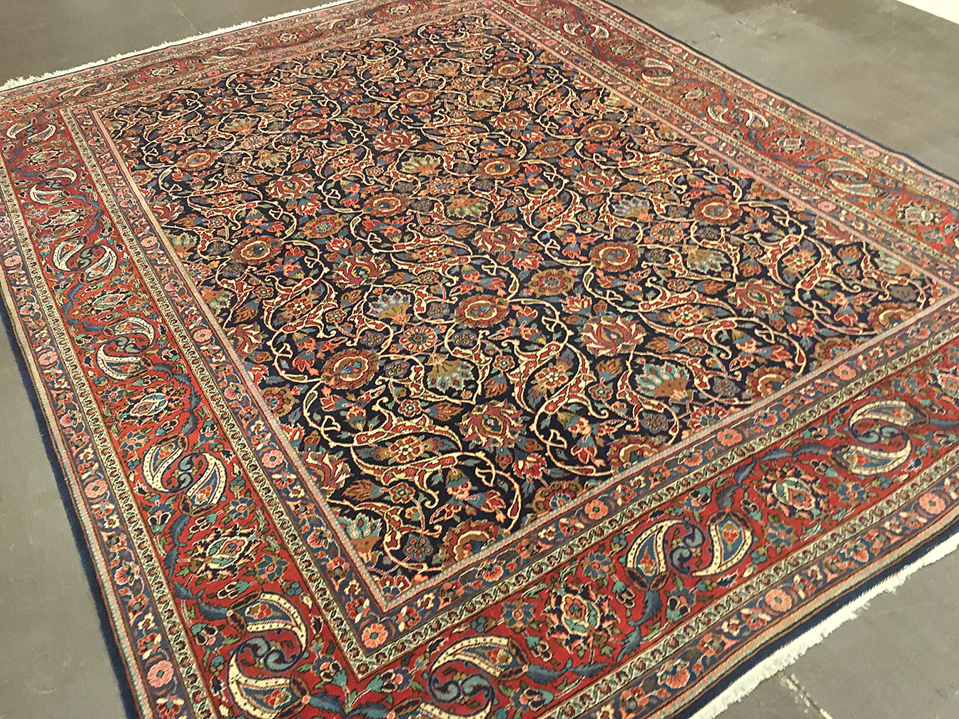 Vintage kashan Carpet - # 52142