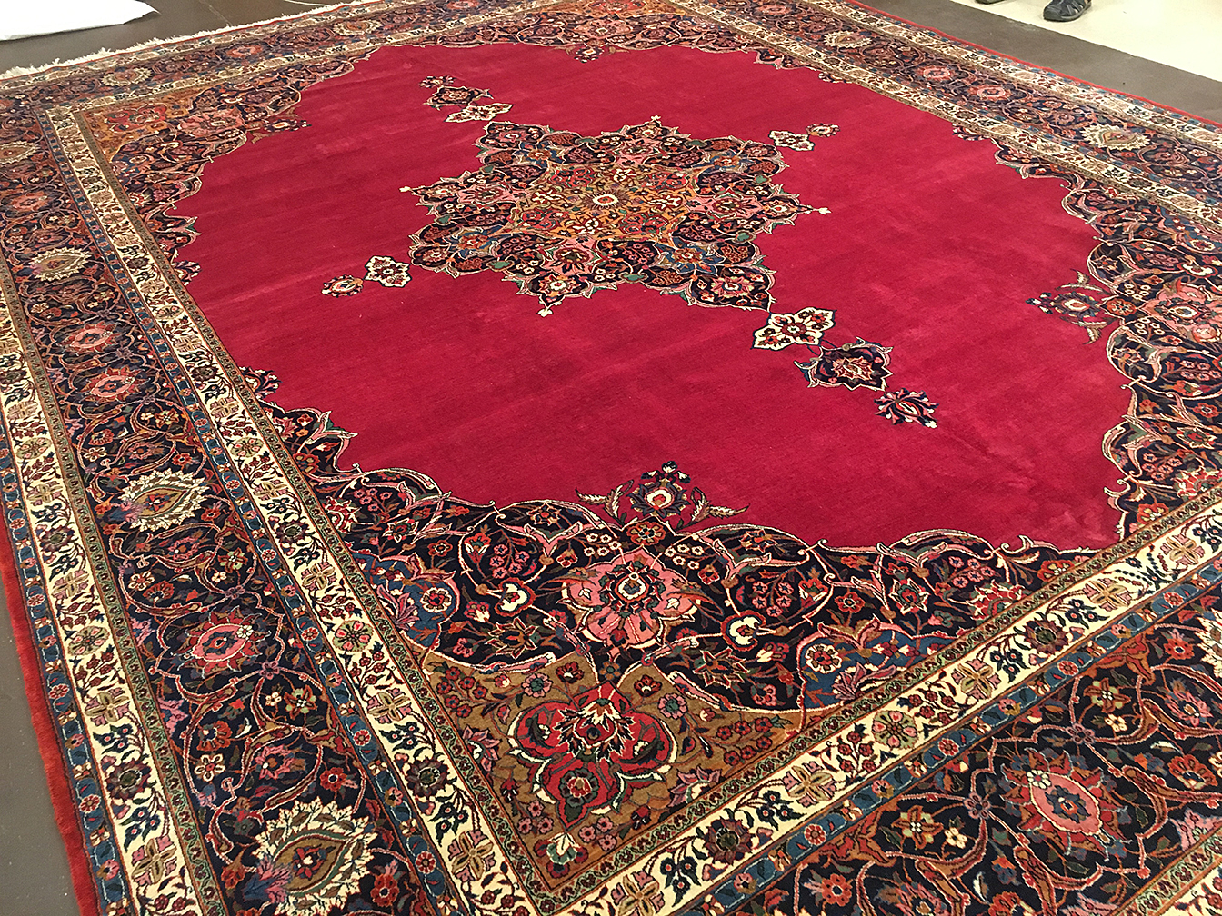 Vintage kashan Carpet - # 53138