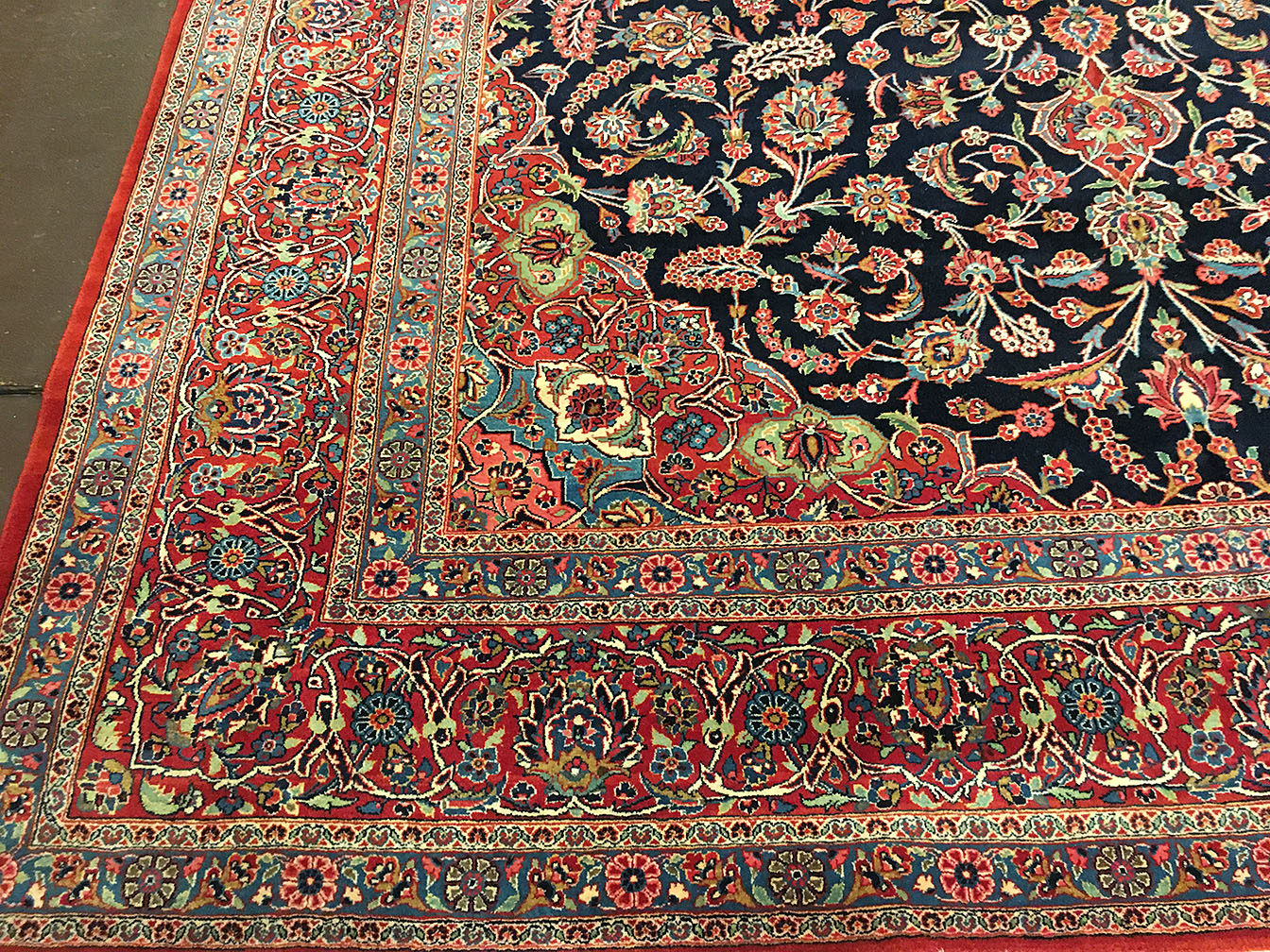Vintage kashan Carpet - # 53171