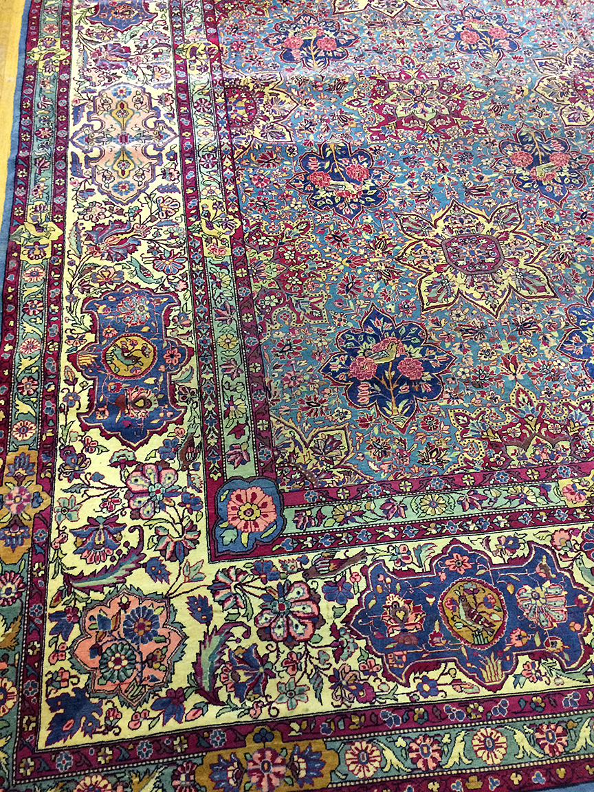 Vintage kashan Carpet - # 54225