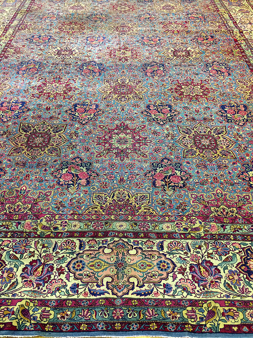 Vintage kashan Carpet - # 54225