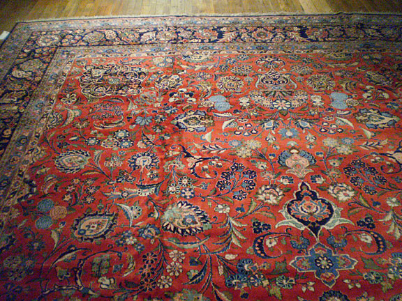 Vintage kashan Carpet - # 5797