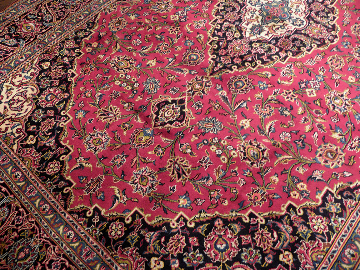 Vintage kashan Carpet - # 7223