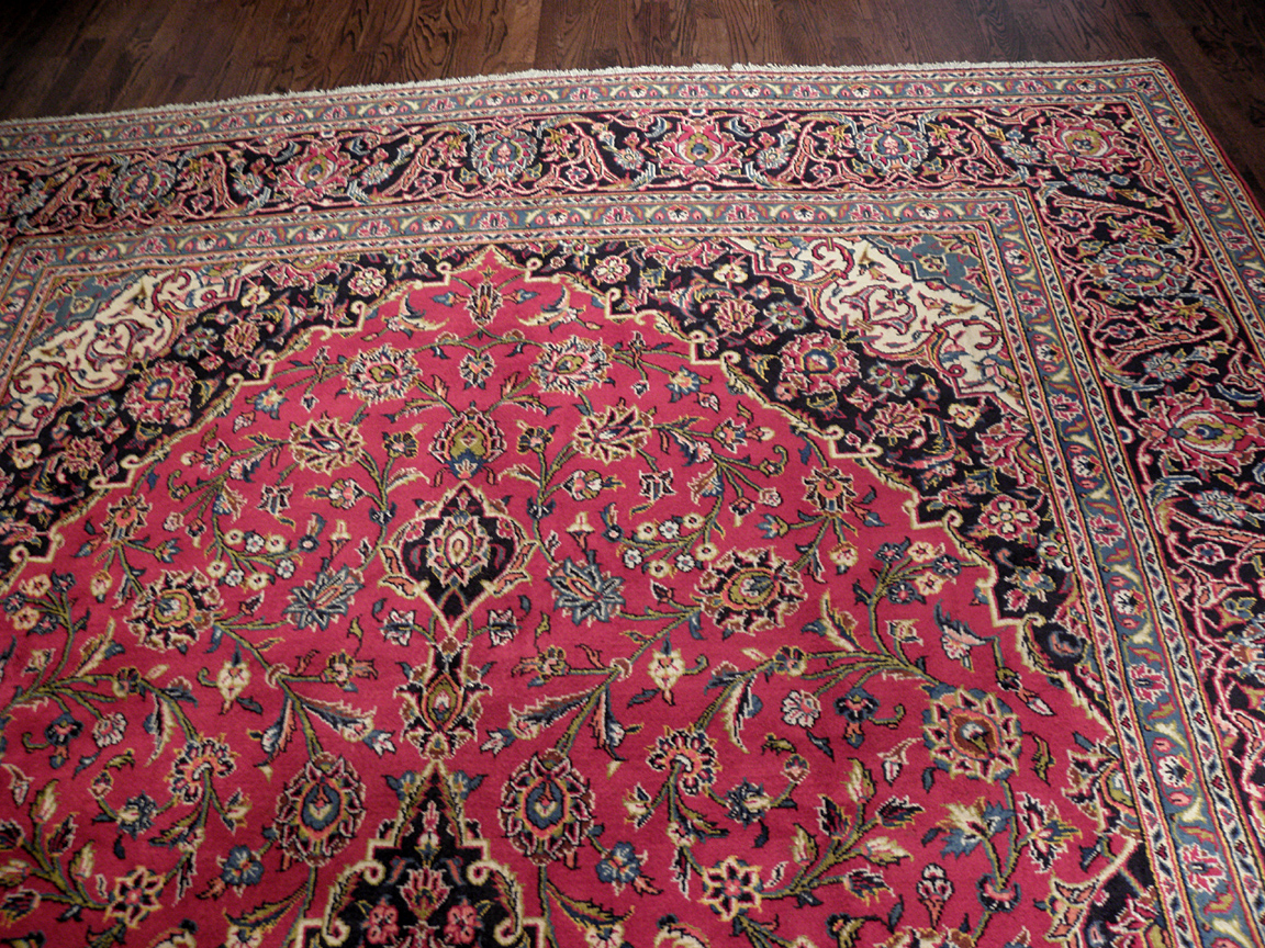 Vintage kashan Carpet - # 7223
