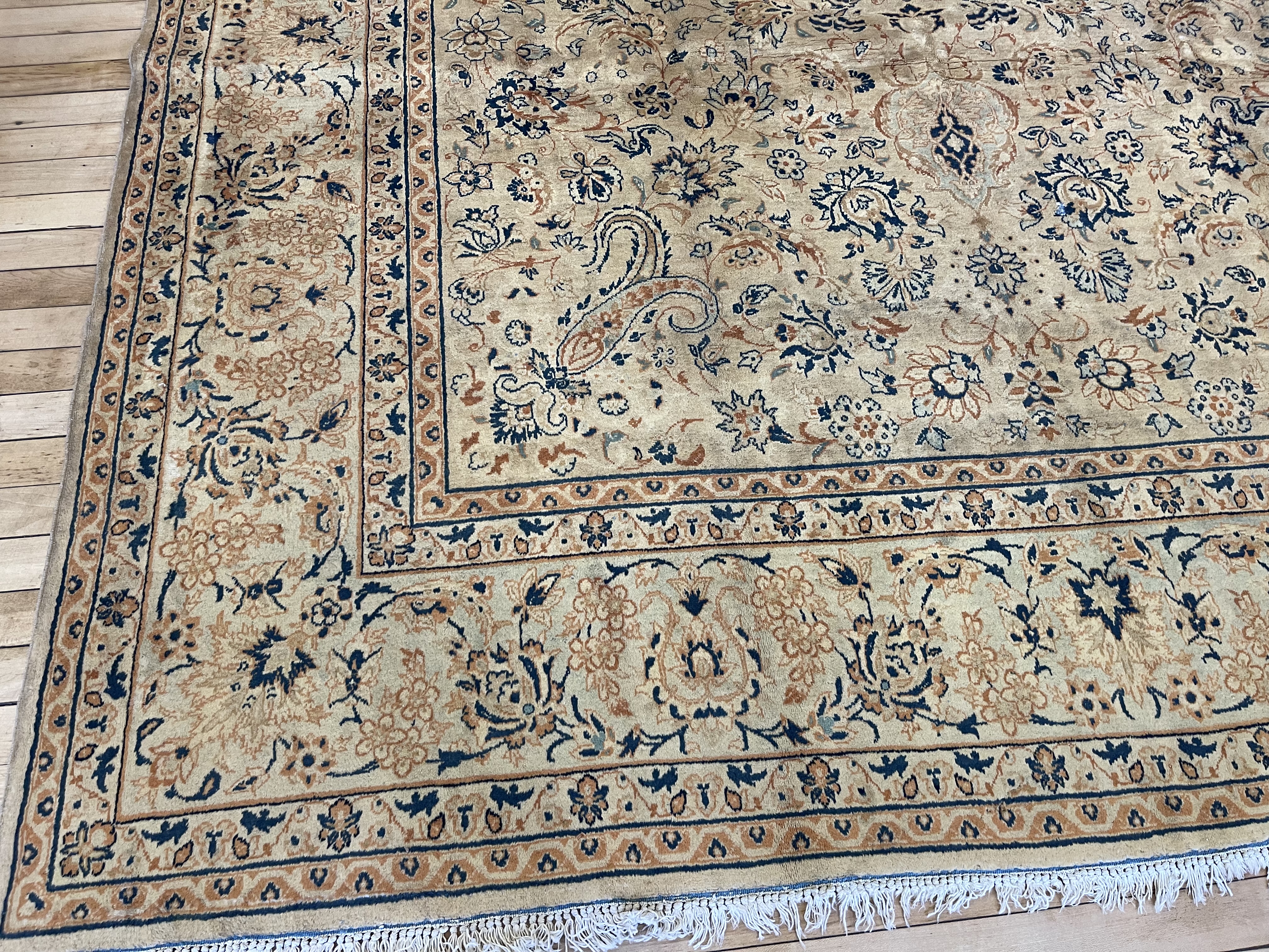 Vintage kashan Carpet - # 78128