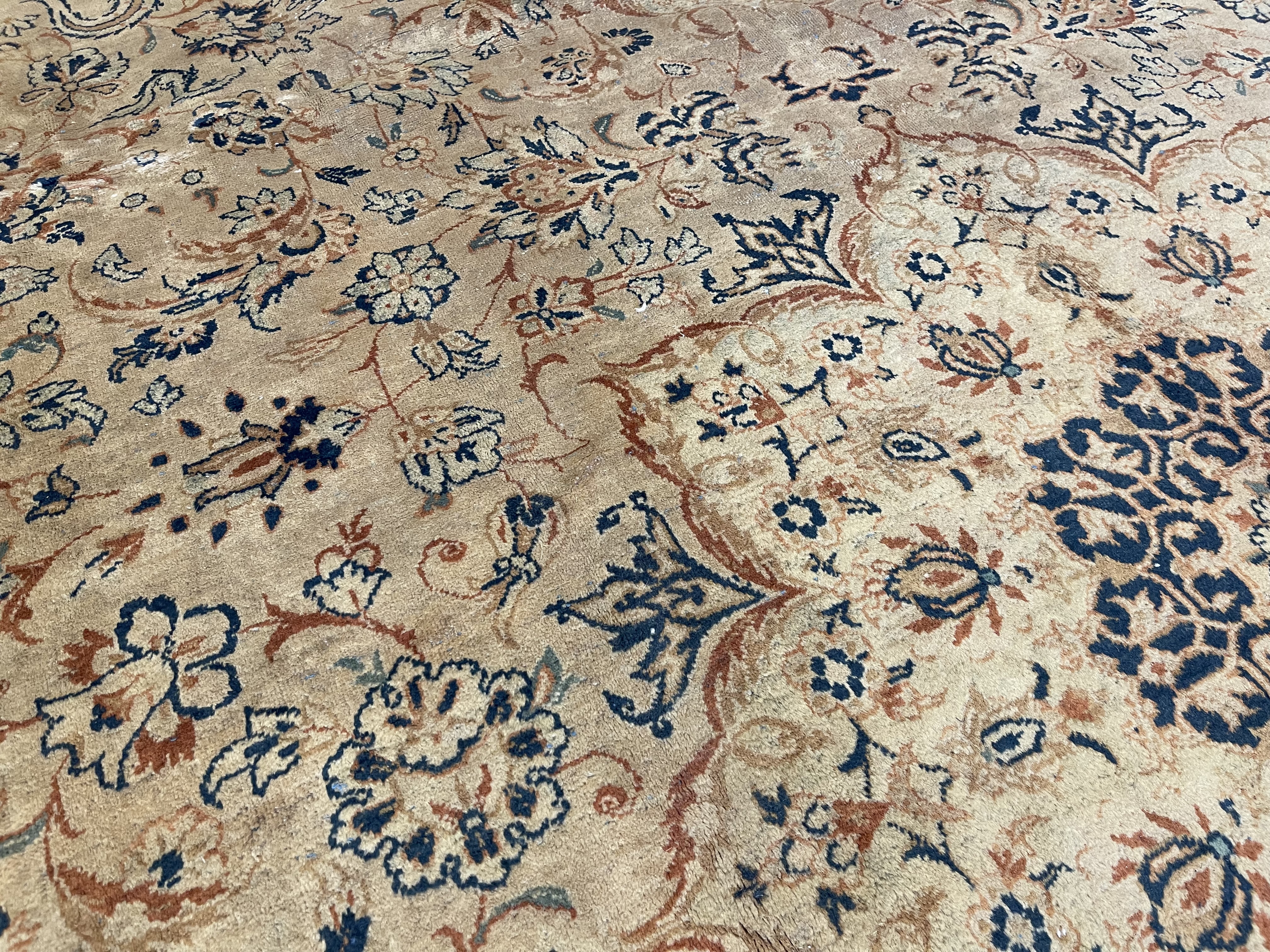 Vintage kashan Carpet - # 78128