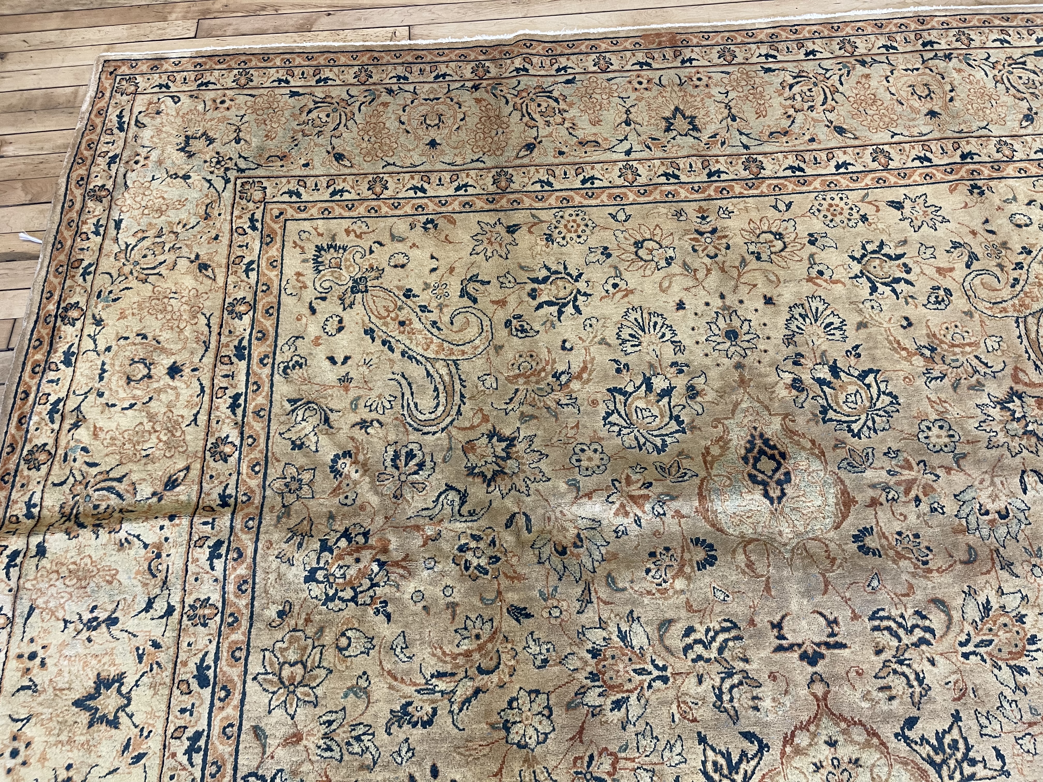 Vintage kashan Carpet - # 78128