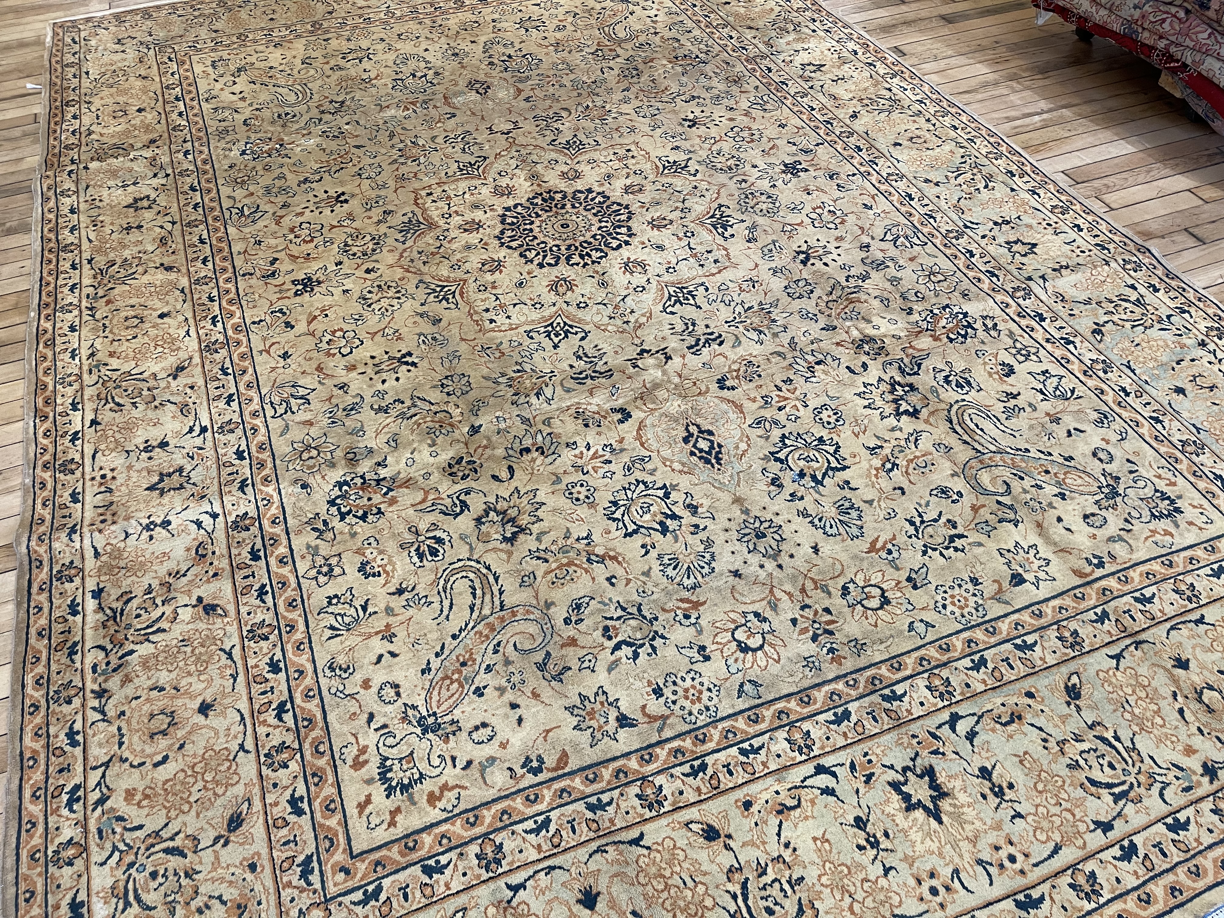 Vintage kashan Carpet - # 78128