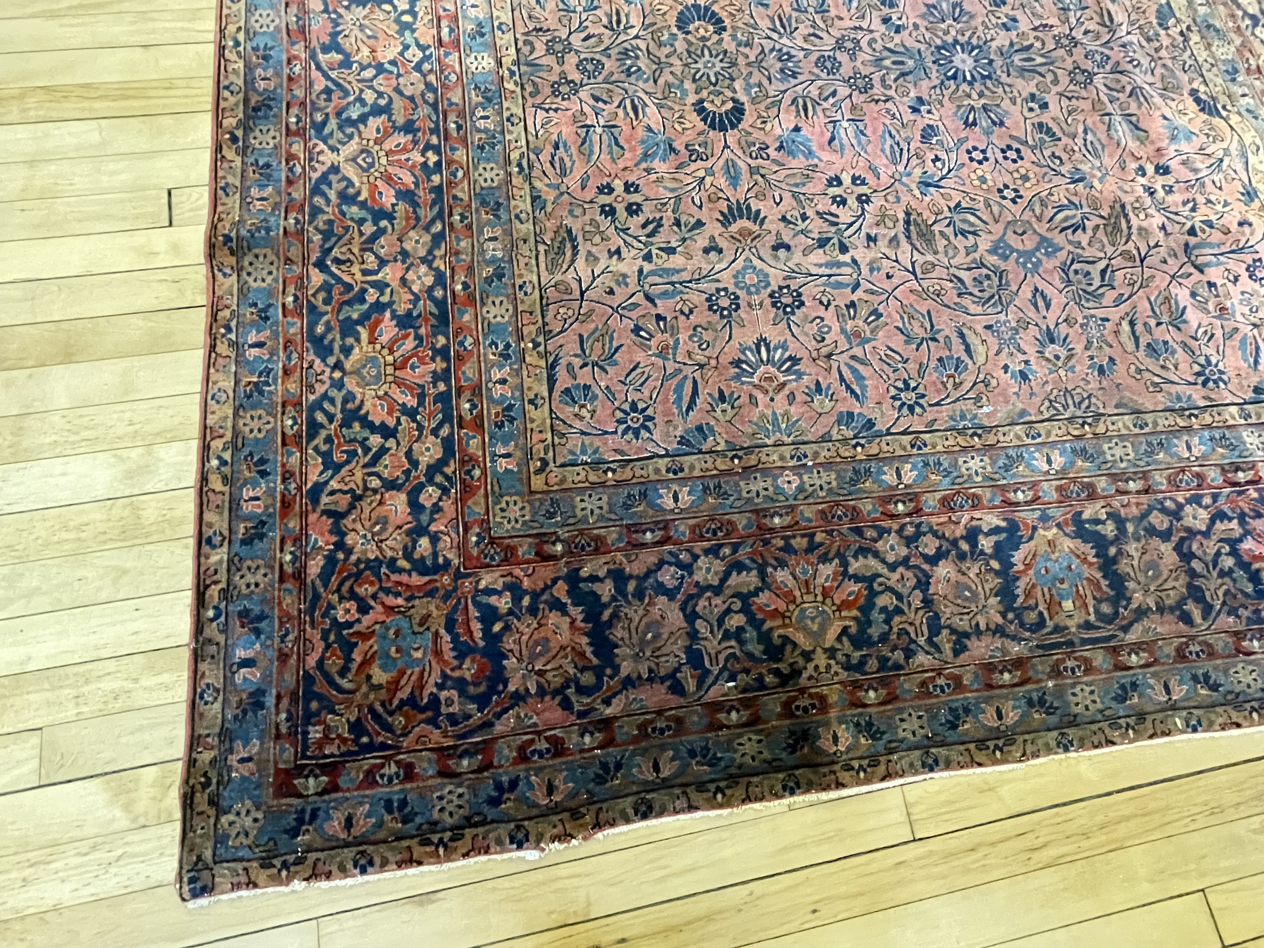 Vintage kashan Carpet - # 78137
