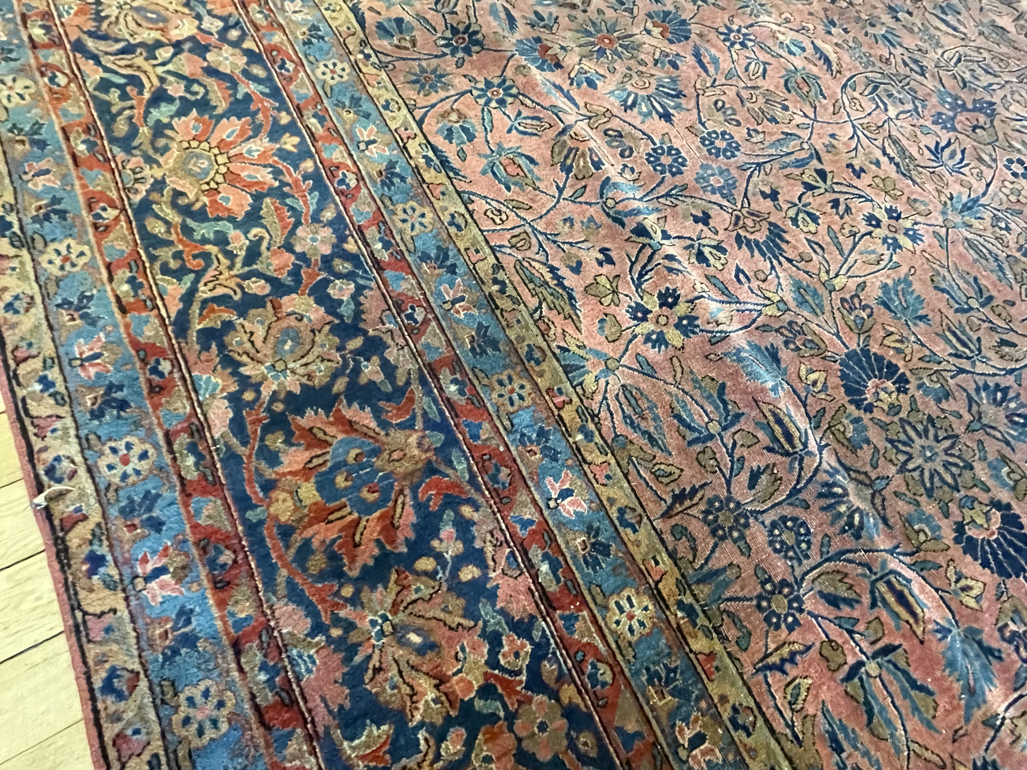 Vintage kashan Carpet - # 78137