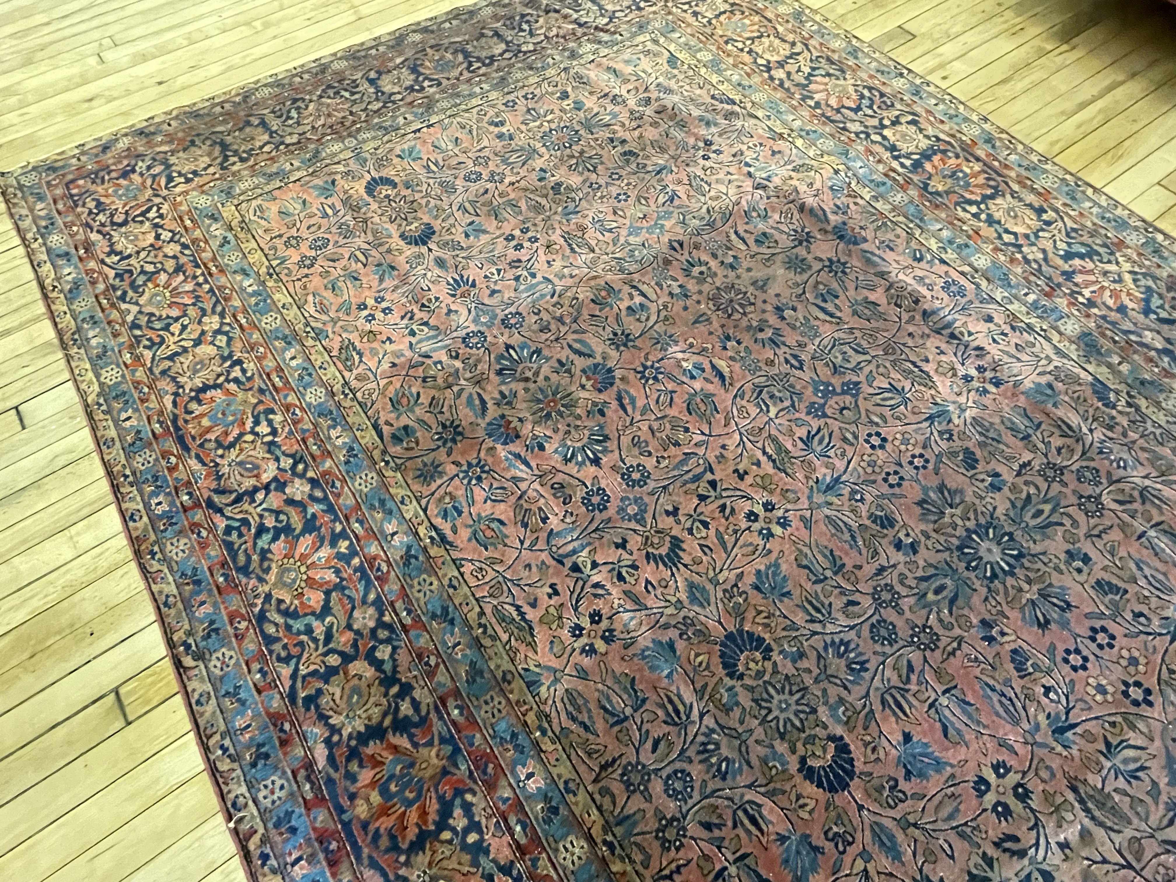 Vintage kashan Carpet - # 78137