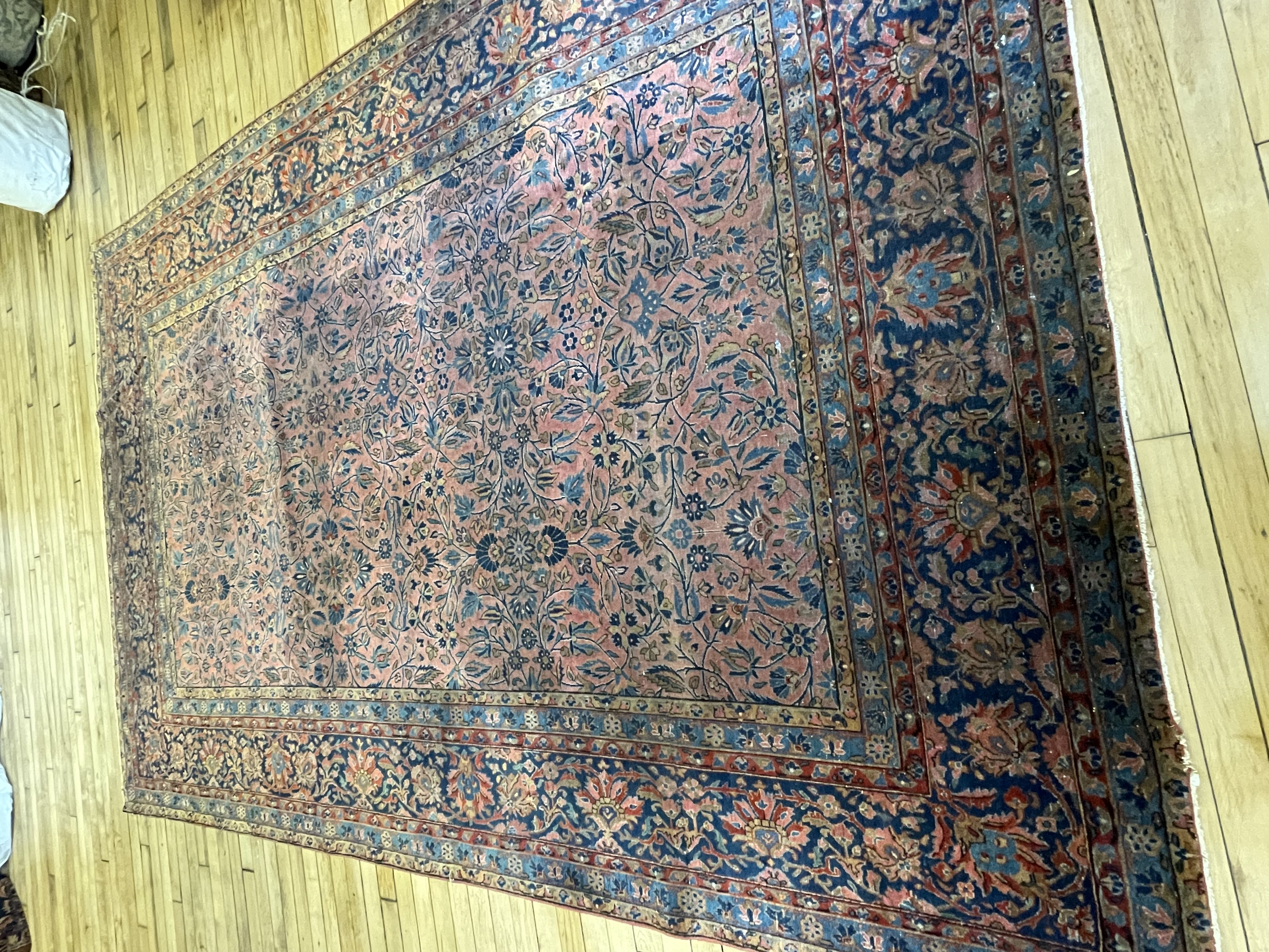 Vintage kashan Carpet - # 78137
