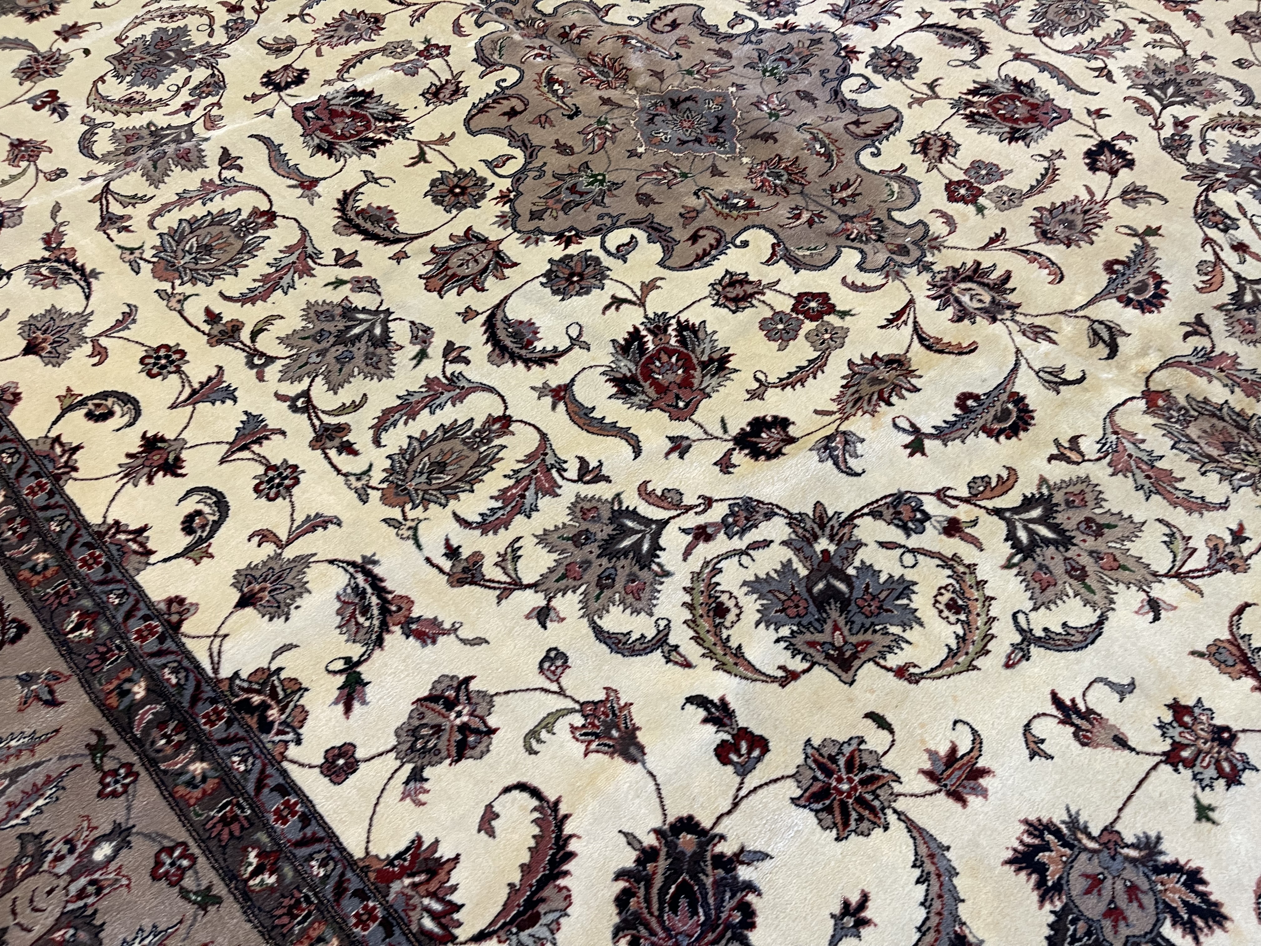 Vintage kashan Carpet - # 78219