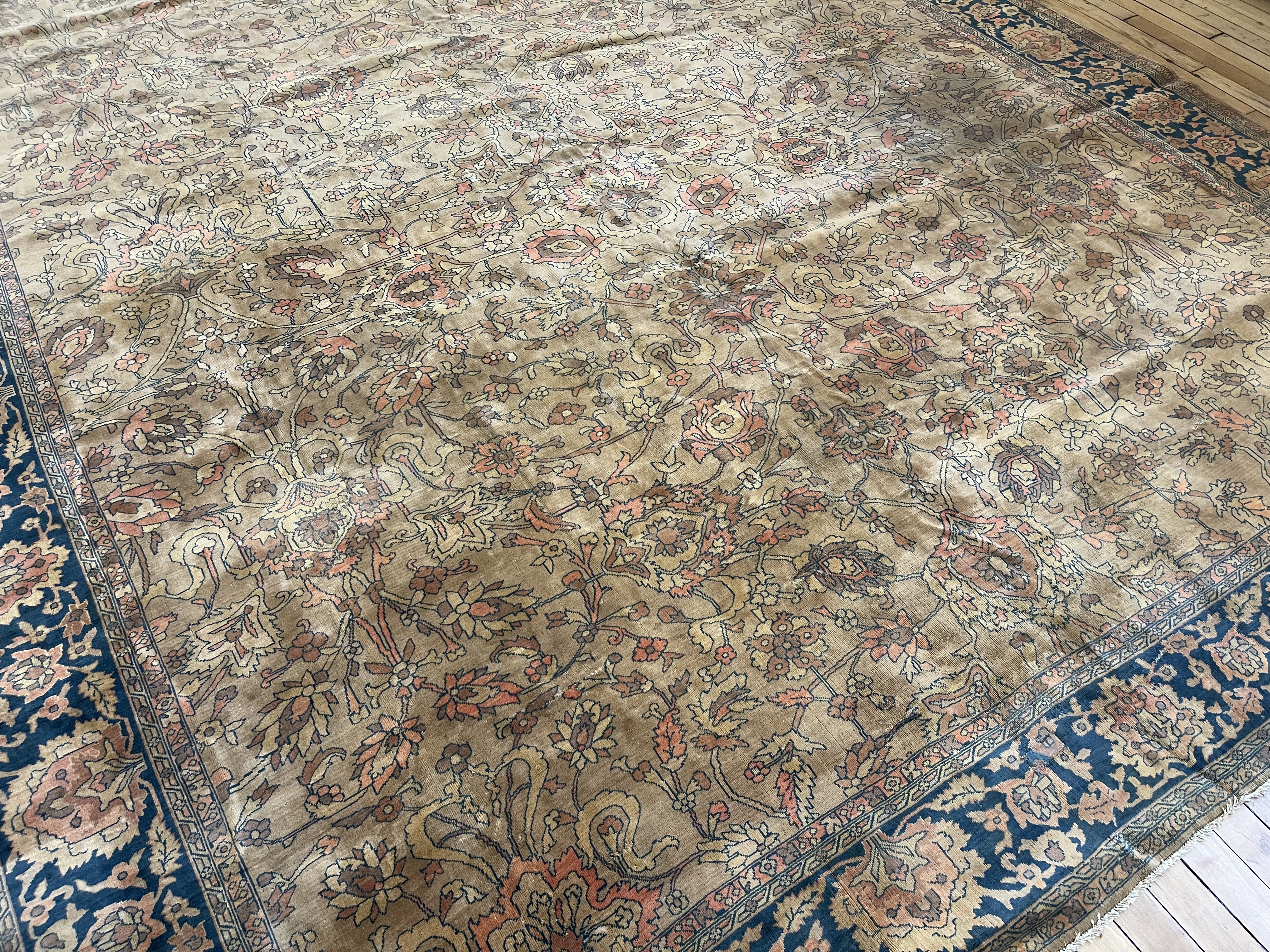 Vintage kashan Carpet - # 78320